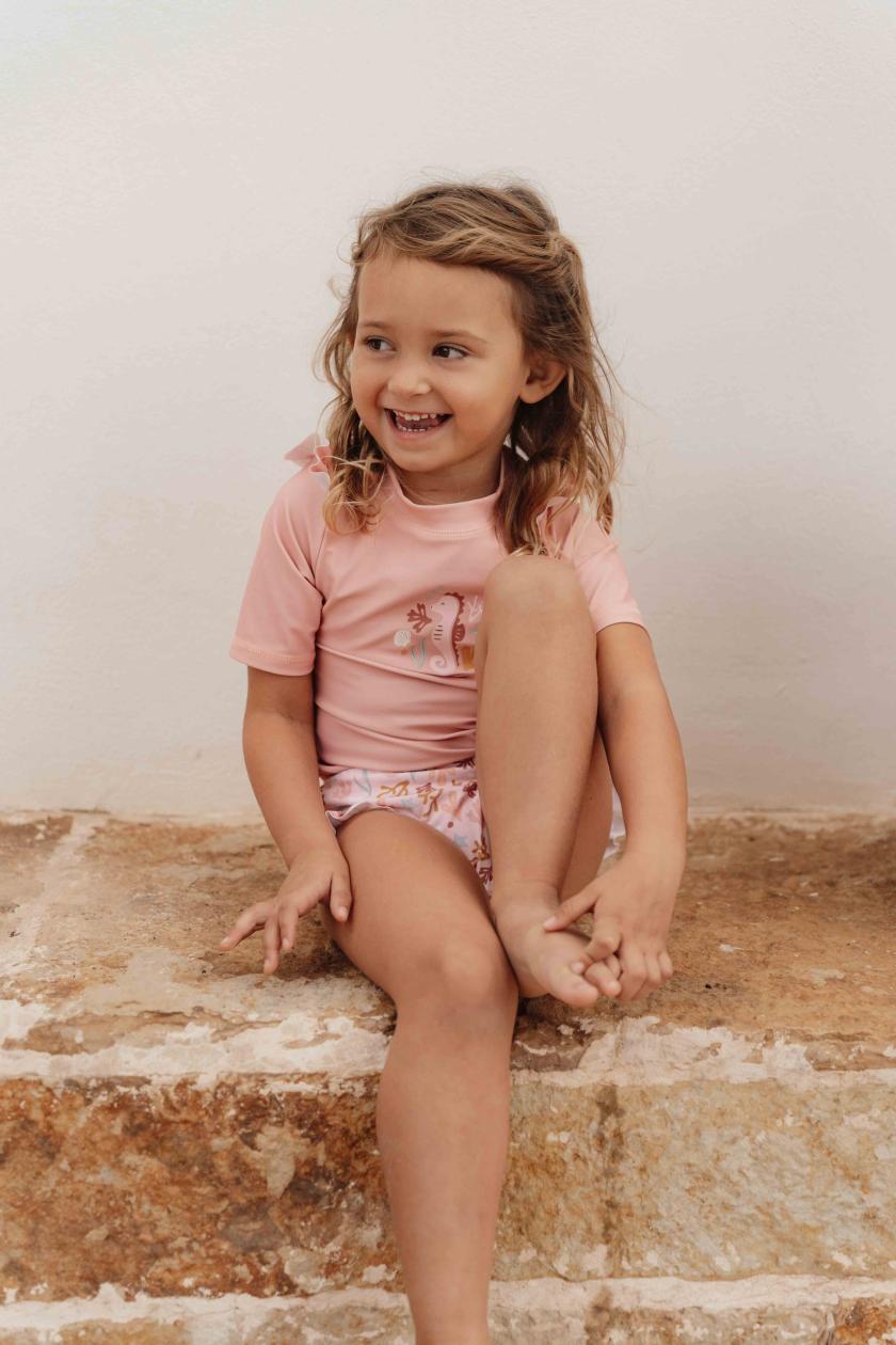 T-shirt de bain Little Dutch rose