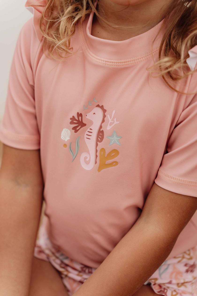 T-shirt de bain Little Dutch rose