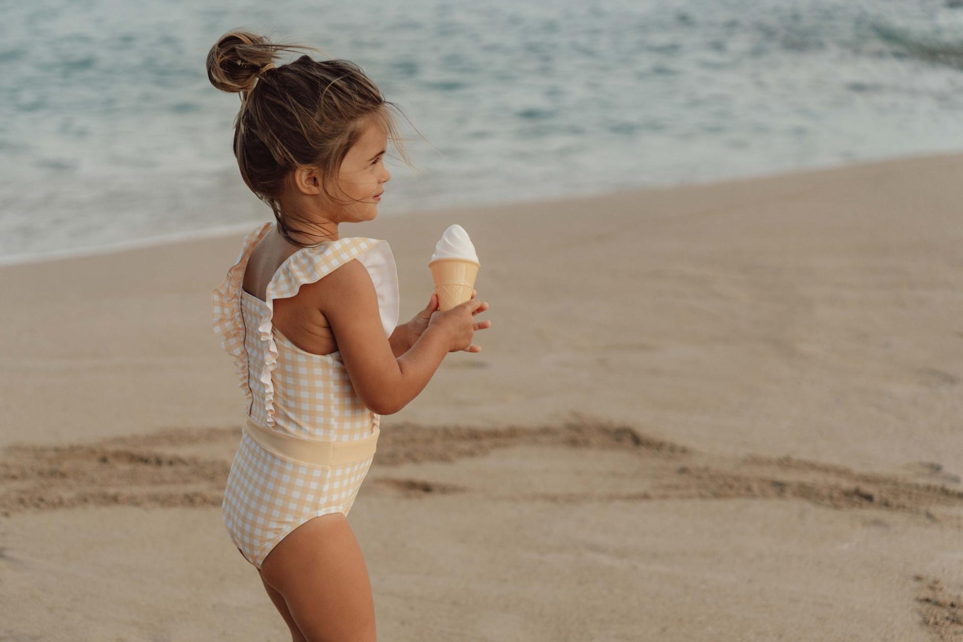 Maillot de bain Little Dutch jaune