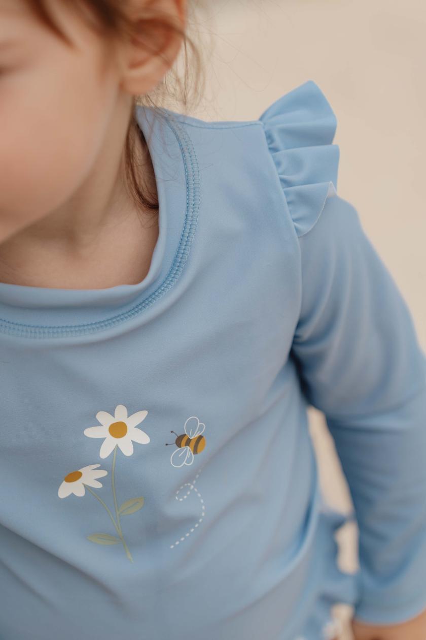 T-shirt de bain Little Dutch bleu clair