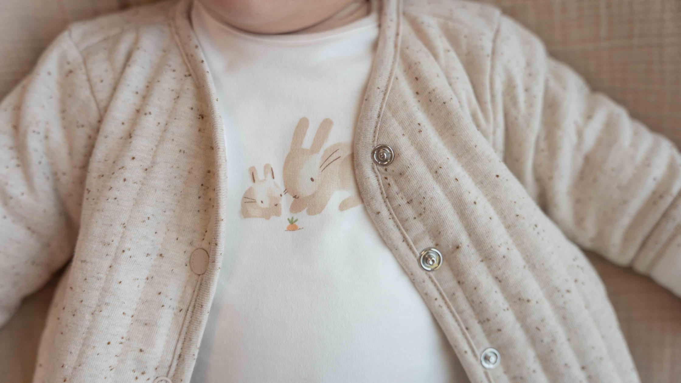Cardigan réversible Little Dutch baby bunny
