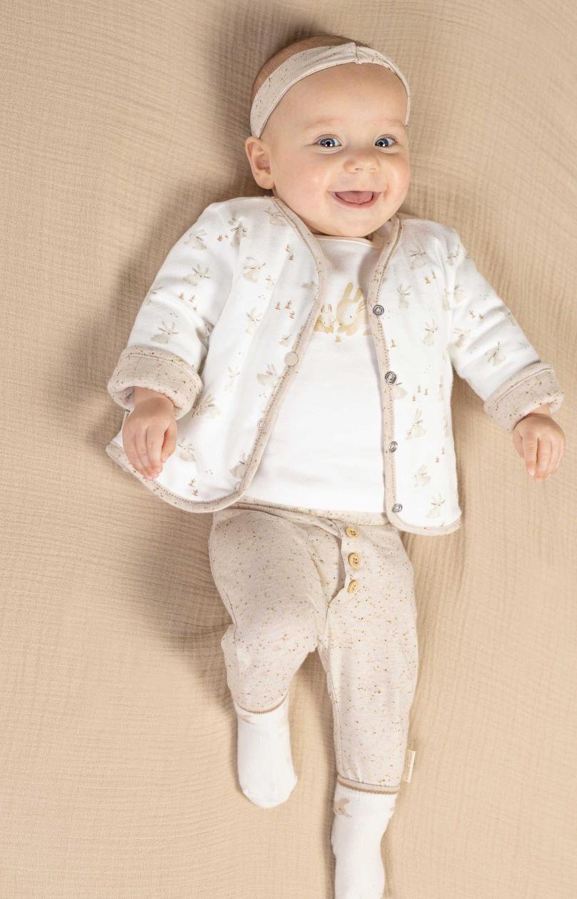 Cardigan réversible Little Dutch baby bunny